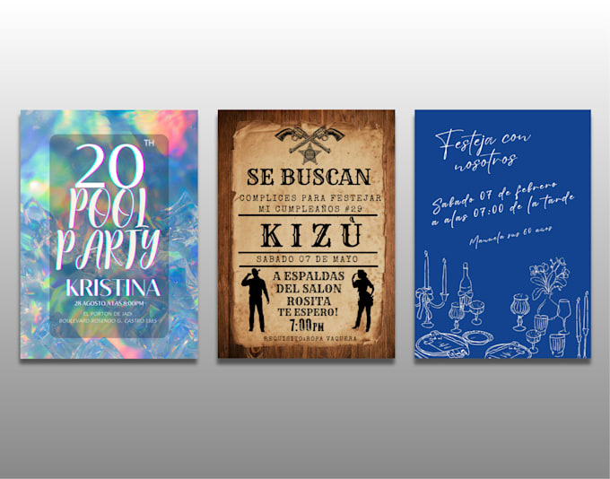 party invitation in canva pro