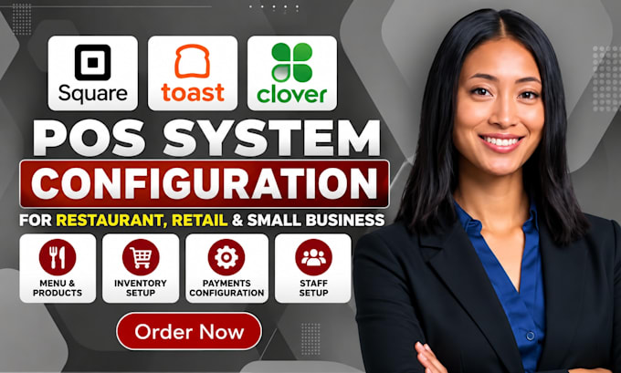 configure pos system for restaurant retail and small business