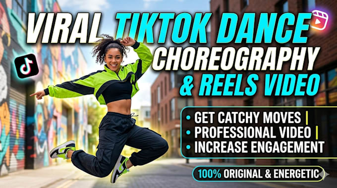 create viral tiktok dance choreography and reels dance video