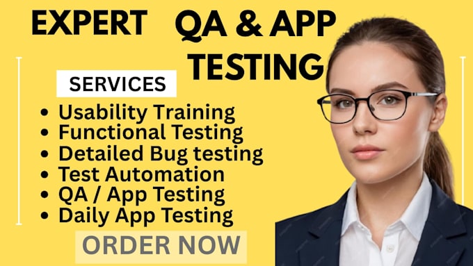 do app testing website testing QA testing iphone ipad android user testing