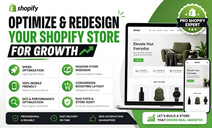 optimize and redesign your shopify store for growth