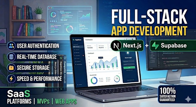 a full stack web application using nextjs and supabase