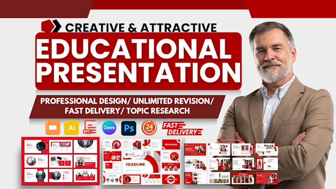 design your educational presentation for lectures and deliver fast
