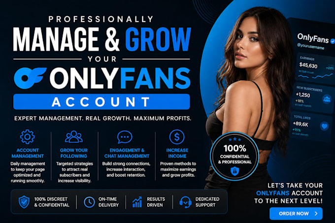 professionally manage and grow your onlyfans account