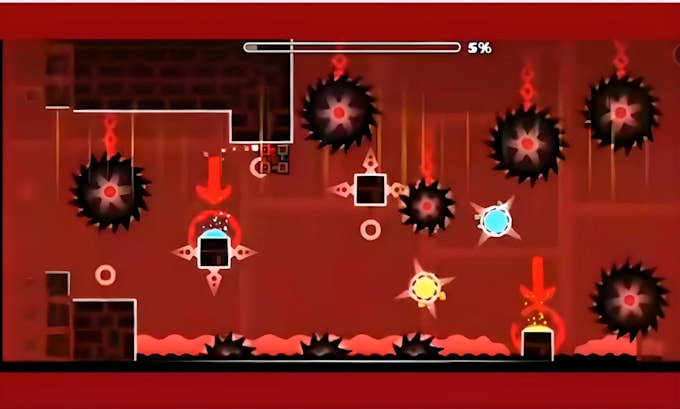 geometry dash decoration layout solo level geometry dash level game texture pack