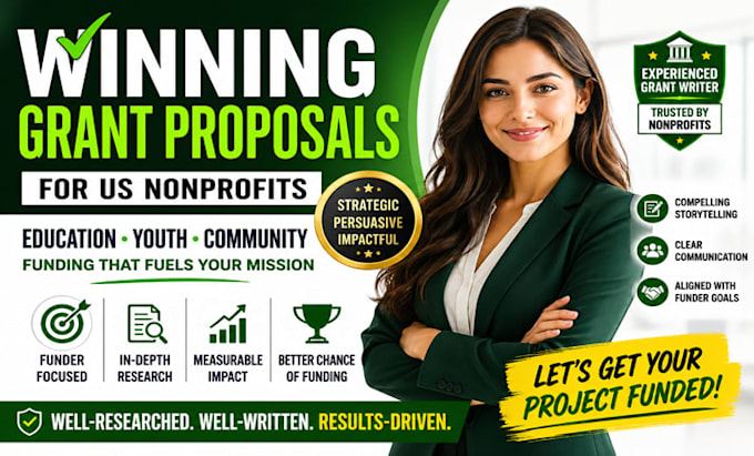 write winning grant proposals for US nonprofits