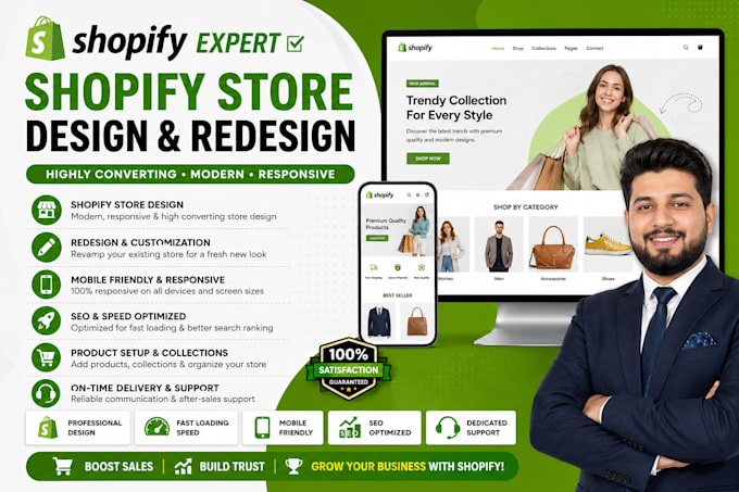 Design, redesign, and optimize your shopify store for high conversions ...