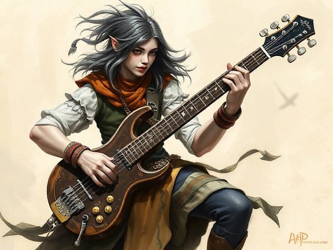 dnd character art and character designer
