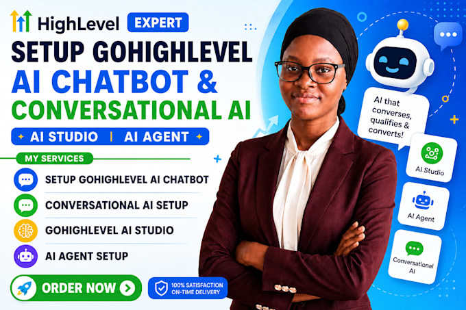 setup gohighlevel ai chatbot, conversational ai, gohighlevel ai studio ai agent