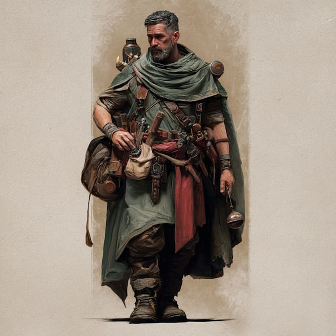 dnd character art and character designer