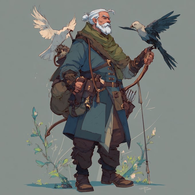 dnd character art and character designer