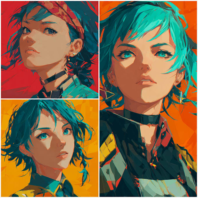 do anime character art
