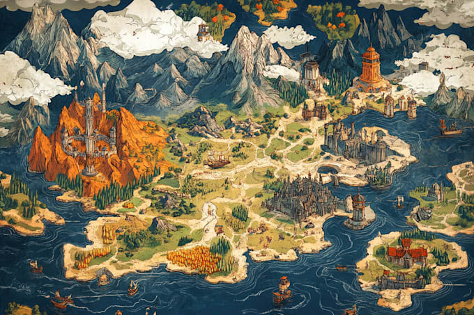 do fantasy map design