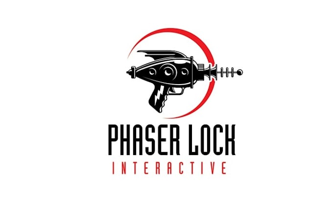 design super phaser lock interactive logo