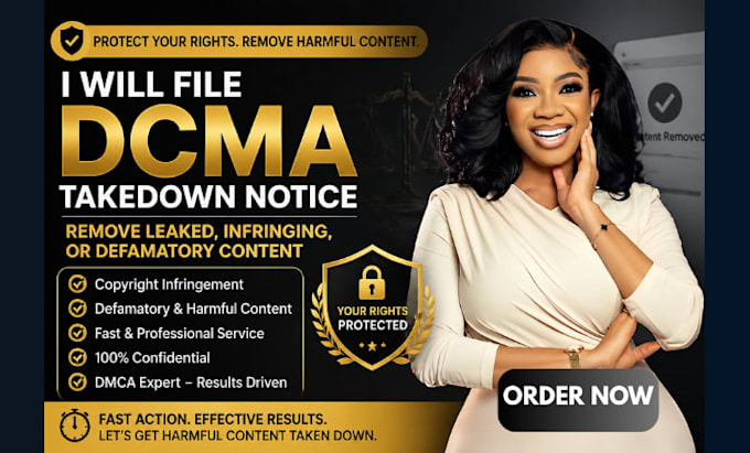 guide you in dmca takedowns for copyright or defamatory content
