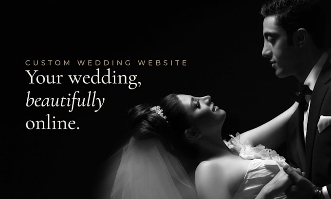 create a custom wedding website with rsvp and countdown