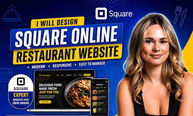 build square restaurant website squarespace design square online ordering store