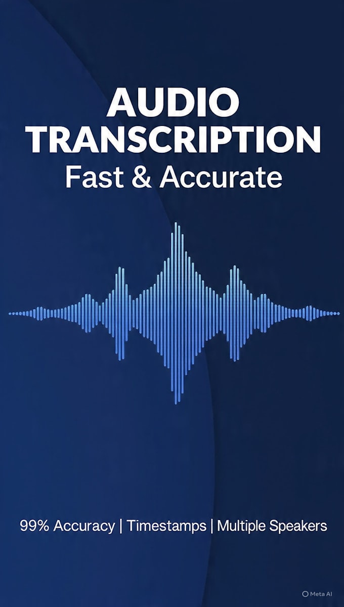 do fast and accurate audio transcription