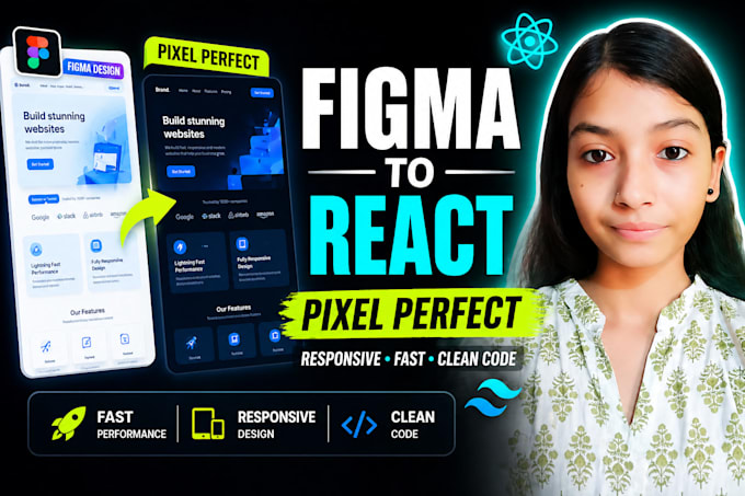 convert figma to pixel perfect react js website