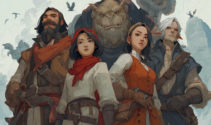 make  your dungeons and dragons character or party