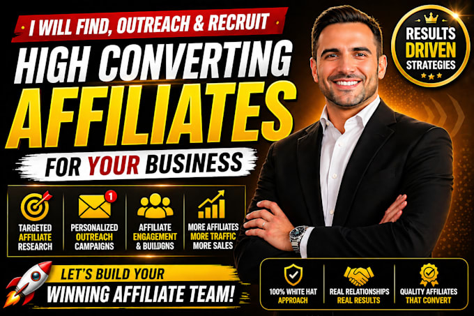 recruit targeted affiliates for your affiliate program