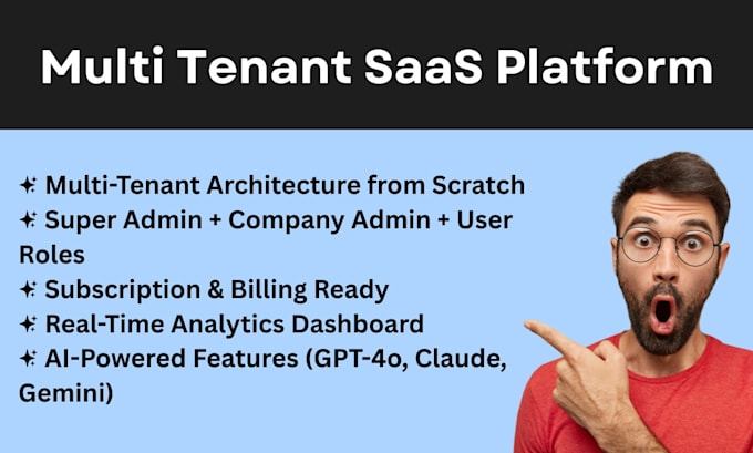 build a multi tenant saas platform with custom admin dashboard