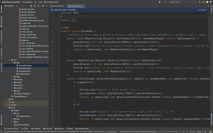build java web apps, erp, and backend solutions