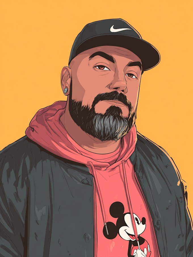 make an cartoon into disney cartoon portrait