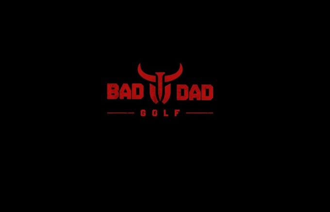 design bold recognizable bad dad golf logo