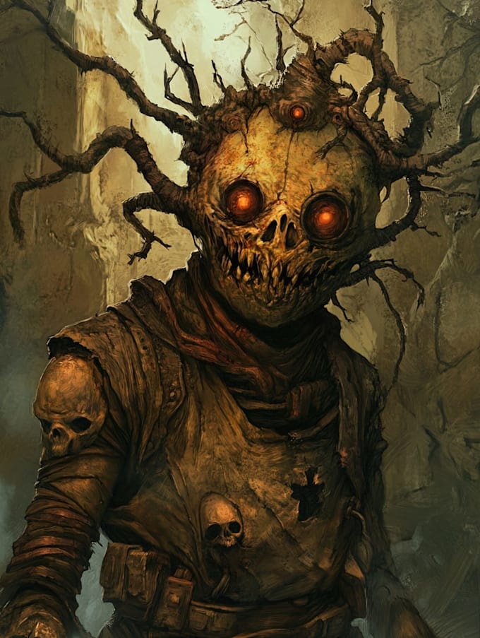 do horror character design
