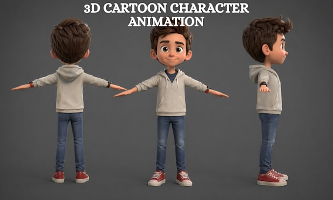 Create 3d character animation, 3d animation video for your cartoon ...