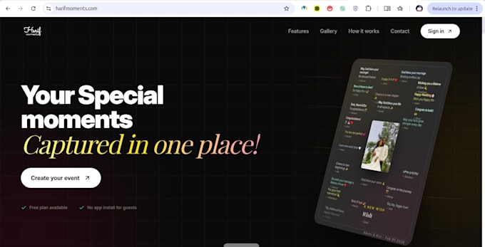 build a responsive landing page