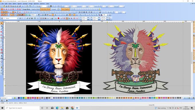 do professional embroidery and chenille digitizing