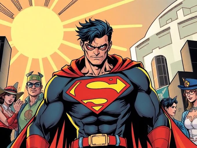 comic book illustration with comic book illustrator