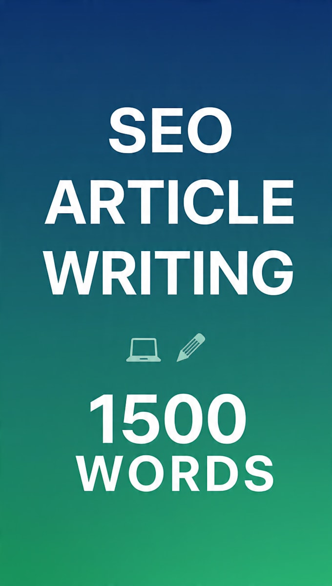 1500 word human SEO article blog post that ranks on google