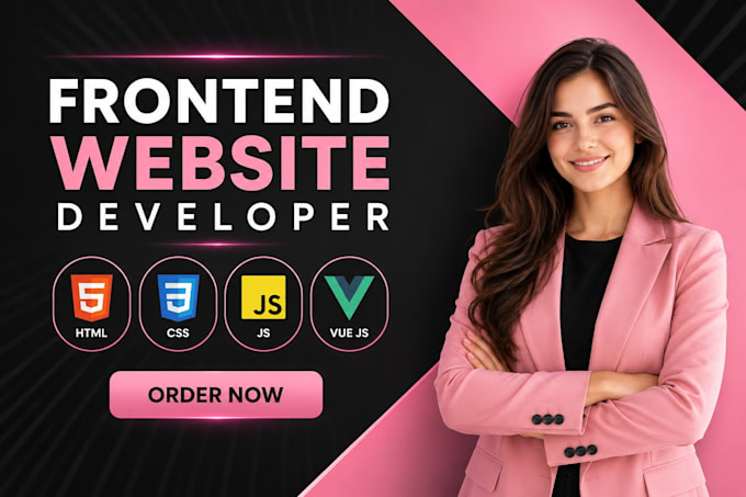build responsive website development using html css js nodejs