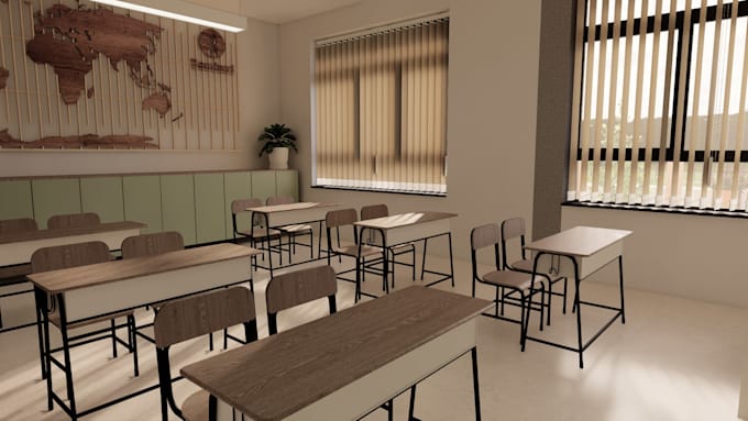 modern school interior design