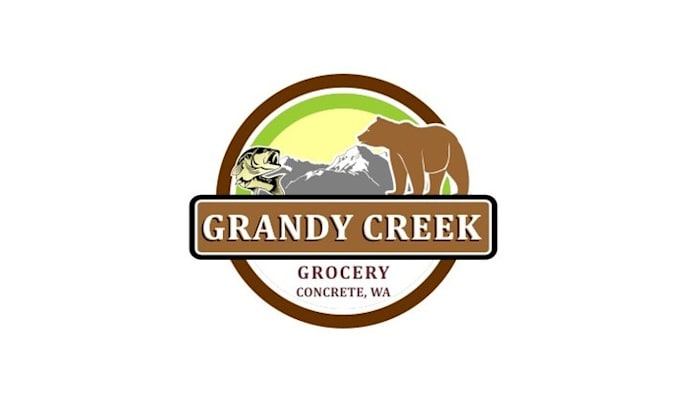 do high resolution new branding logo for rural grocery store