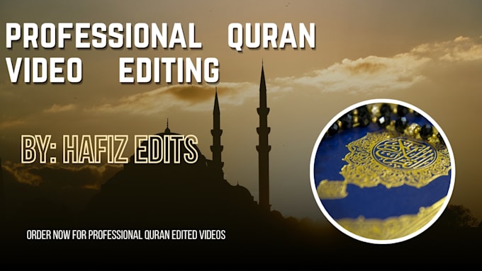 create professional quran videos with subtitles