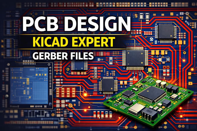 Design pcb layout, schematic and generate gerber files using kicad by ...