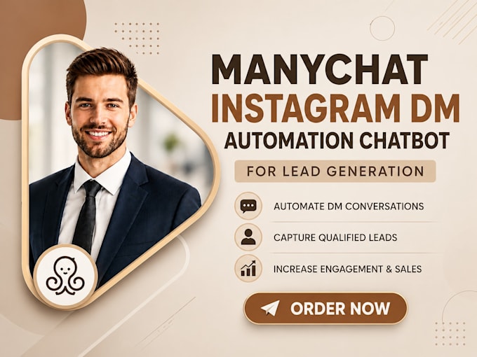 create manychat instagram dm automation chatbot for lead generation