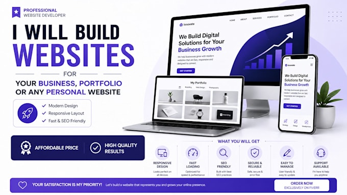 build a portfolio or business website