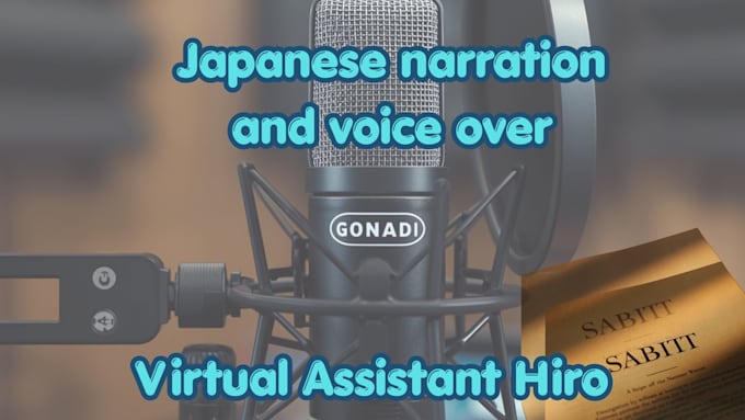 help with japanese voice recordings and narration