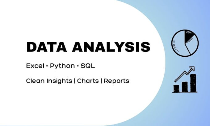 analyze data using excel, python and sql with clear insights