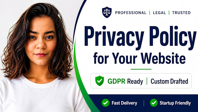 draft gdpr compliant privacy policy and terms for startups