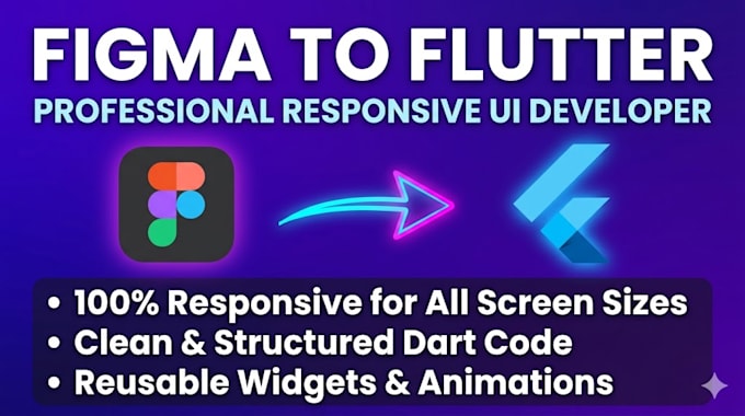 convert figma to flutter app UI as expert flutter developer