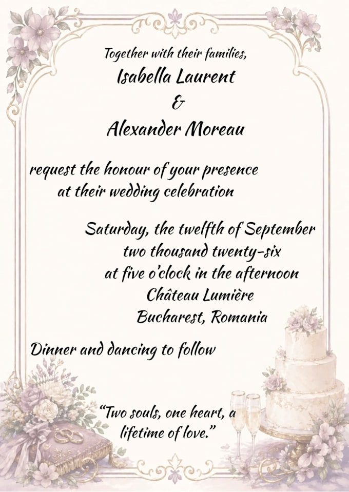 create custom event invitation designs
