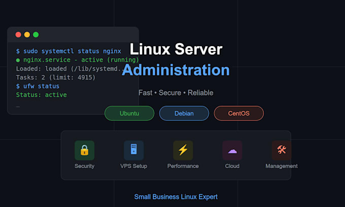set up, configure, and manage your linux server