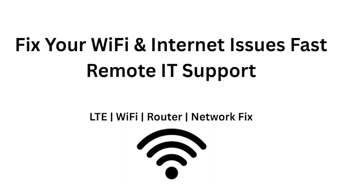 fix your slow internet, wifi or network issues remotely