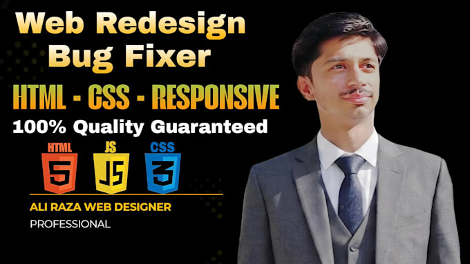 provide HTML CSS web maintenance and fix layout issues